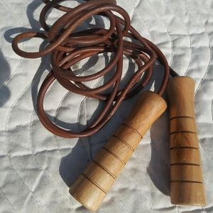 Leather Jump Rope - Vintage 8ft.